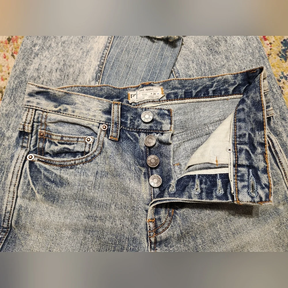 Free People Novelty Flare Jeans Sz 24